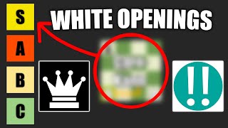 Chess White Opening Tier List [upl. by Arlie670]