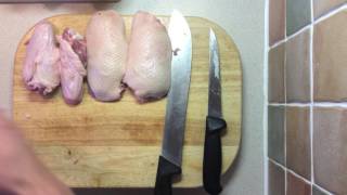 How to Debone A Duck  Butchering A Duck In Real Time [upl. by Irrek491]