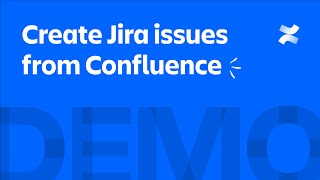 How to create Jira issues from Confluence  Atlassian [upl. by Nylcoj814]