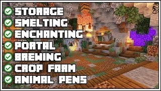 Minecraft Ultimate Cave Base Tutorial How To Build [upl. by Etolas]