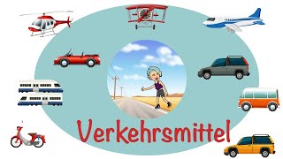 Verkehrsmittel  Deutsch lernen  German transportation  Ich fahre mit  Dativ [upl. by Fiann]