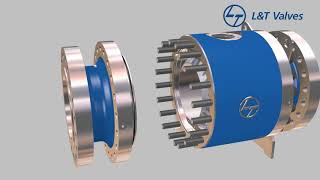 LampT Valves API 6D Trunnionmounted Ball Valve SideEntry  Assembly Sequence [upl. by Otto]