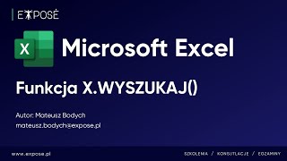 Excel Funkcja XWYSZUKAJ [upl. by Atkins]