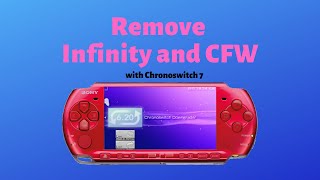 Remove Infinity and CFW with Chronoswitch [upl. by Nahoj]