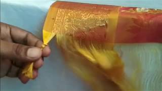 SAREE HACKS I WISH I KNEW EARLIER Removing Thread Made Easy [upl. by Safire]