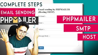 How to send email using PHP Mailer and host SMTP  PHPMailer Integration in PHP website  Hosting [upl. by Hild910]