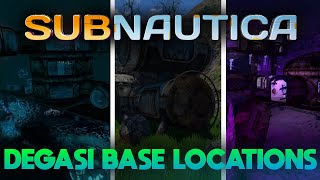 All Degasi Base Locations  Subnautica Guide [upl. by Butcher]