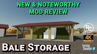 Bale Storage  Mod Review  Farming Simulator 22 [upl. by Tedman]