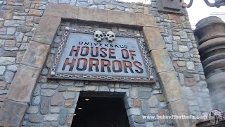 House of Horrors  Universal Studios Hollywood  Full Walkthrough [upl. by Cerracchio]