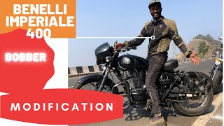 Benelli Imperiale 400 Bobber Modification 2022 [upl. by Ellehcsar]