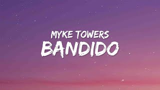 Myke Towers Juhn  Bandido Letra [upl. by Fayth]