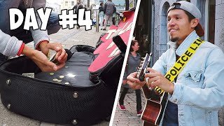 BUSKING 1 HOUR EVERY DAY How much money can you make busking [upl. by Annagroeg]