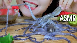 ASMR Mukbang eating Alive octopus exotic food eating sounds Part 04 먹방  LINHASMR [upl. by Anelac]