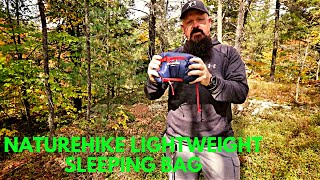 Naturehike Ultralight Compact Sleeping Bag Review [upl. by Sahcnip]