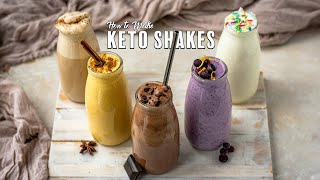 How to Make Keto Shakes  5 Great Flavors [upl. by Torbert249]