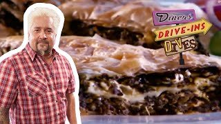 Guy Fieri Visits Landmark Diner  Diners DriveIns and Dives  Food Network [upl. by Heaps103]