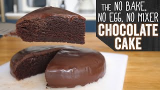 The no bake no mixer no egg chocolate cake recipe  Barry tries [upl. by Oiragelo]