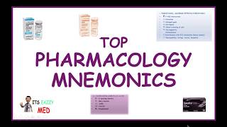 Best Pharmacology Mnemonics [upl. by Prevot957]