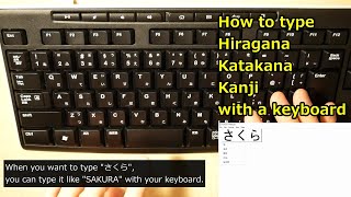 How to type Japanese characters in windows [upl. by Idnir508]