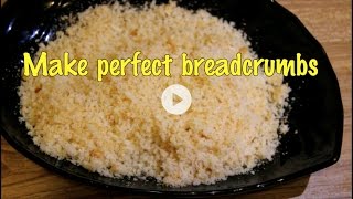 How to make perfect breadcrumbs at home [upl. by Hamachi]