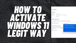 How to Activate Windows 11 [upl. by Adnertal]