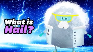 🌨 Weather Wonders What is hail 🌨 Weather Explained Hail for Kids with Professor Henry Hailstone [upl. by Kcirdled981]