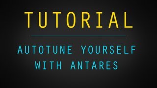 How to AutoTune Yourself with Audacity using Antares [upl. by Mairym]