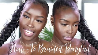 Quick amp Easy Braided Ponytail Tutorial [upl. by Assil18]