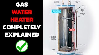 How a Gas Water Heater Works ✔ [upl. by Alleroif]