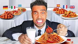 EATING THE SPICIEST FOOD FROM EVERY COUNTRY EUROPE EDITION [upl. by Serolod]