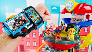 Paw Patrol Toy Video  ताकतवर पिल्ले बनाम बैटल रोबोट [upl. by Dronel653]