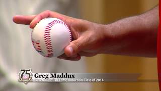 Greg Maddux Talks Pitch Grips  Pointers from the Pros [upl. by Koppel]