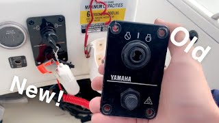 Yamaha Outboard Ignition Switch Replacement [upl. by Azaleah740]