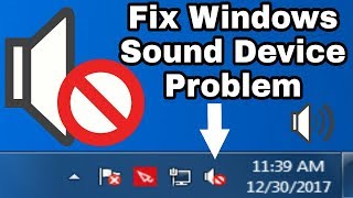 How to fix windows sound problem  Fix Windows 7810 Sound Device Not Installed Problem [upl. by Carole]