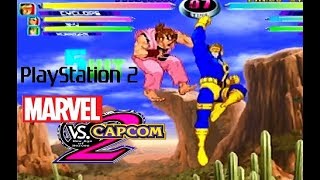 Marvel Vs Capcom 2 playthrough PS2 1CC [upl. by Anitak]