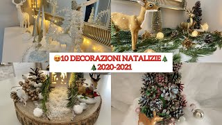 🎅🏻 10 Christmas decorazioni  idee  fai da te 20212022 🎄  NATALE I ❄️ [upl. by Htiffirg54]