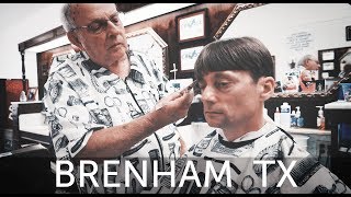 💈 Haircut in Original 1960s Brenham Texas Barbershop  Ottos Barber Shop [upl. by Llevram520]