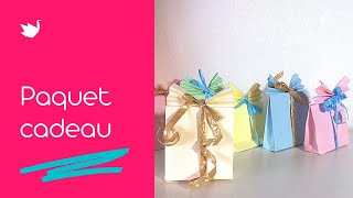 Comment faire un petit paquet cadeau en papier Facile [upl. by Eisenhart889]