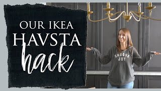 Our Ikea Havsta Cabinet Hack [upl. by Congdon]