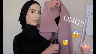 Hijab Tutorial How To Style A Ready Made Hijab  Super Easy [upl. by Artinak]