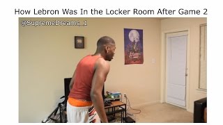 NBA FINALS LebronCurry LOCKER ROOM VIDEOS Full Version ORIGINAL CREATOR SupremeDreams1 [upl. by Akiaki]