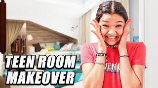 Extreme Teen Room Makeover We Destroyed it [upl. by Nacul926]