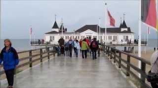 Ahlbeck auf Usedom Die Seebrückethe pier [upl. by Yleve]