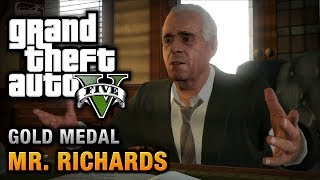 GTA 5  Mission 40  Mr Richards 100 Gold Medal Walkthrough [upl. by Marasco224]