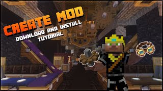 How to Install Minecraft Create Mod  Download and Install Tutorial [upl. by Adiana951]