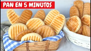 PAN SIN HORNO en 5 minutos Lo hago todos los días ¡Ahorra tiempo y dinero [upl. by Markman419]