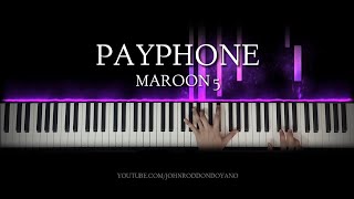 Maroon 5  Payphone Wiz Khalifa  Piano Cover with Strings with Lyrics amp PIANO SHEET [upl. by Farrand]