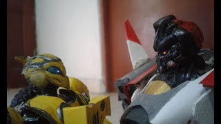 bumblebee vs blitzwing lego stop motion fight [upl. by Kimmi966]