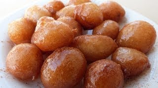 Loukoumades Recipe  Sweet Fried Dough [upl. by Enileve]