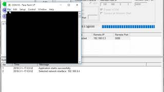 TCPIP Virtual COM port setting [upl. by Winthrop]